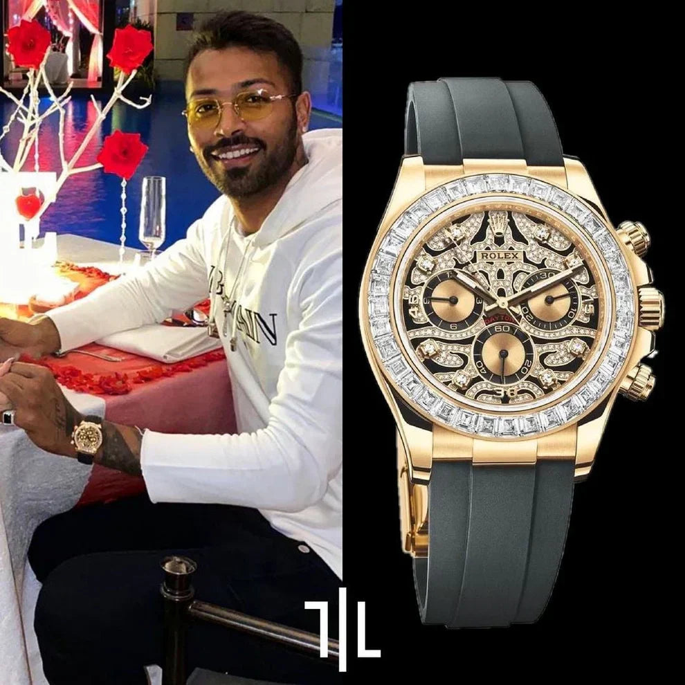 RLX Daytona Tiger pump Automatic Branded Watch (Pandya Using It)