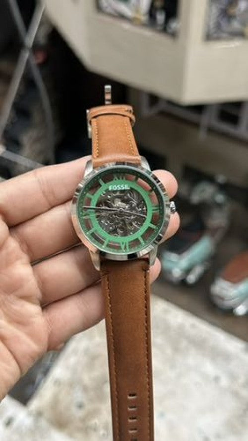 Foss*l Automatic leather premium watch