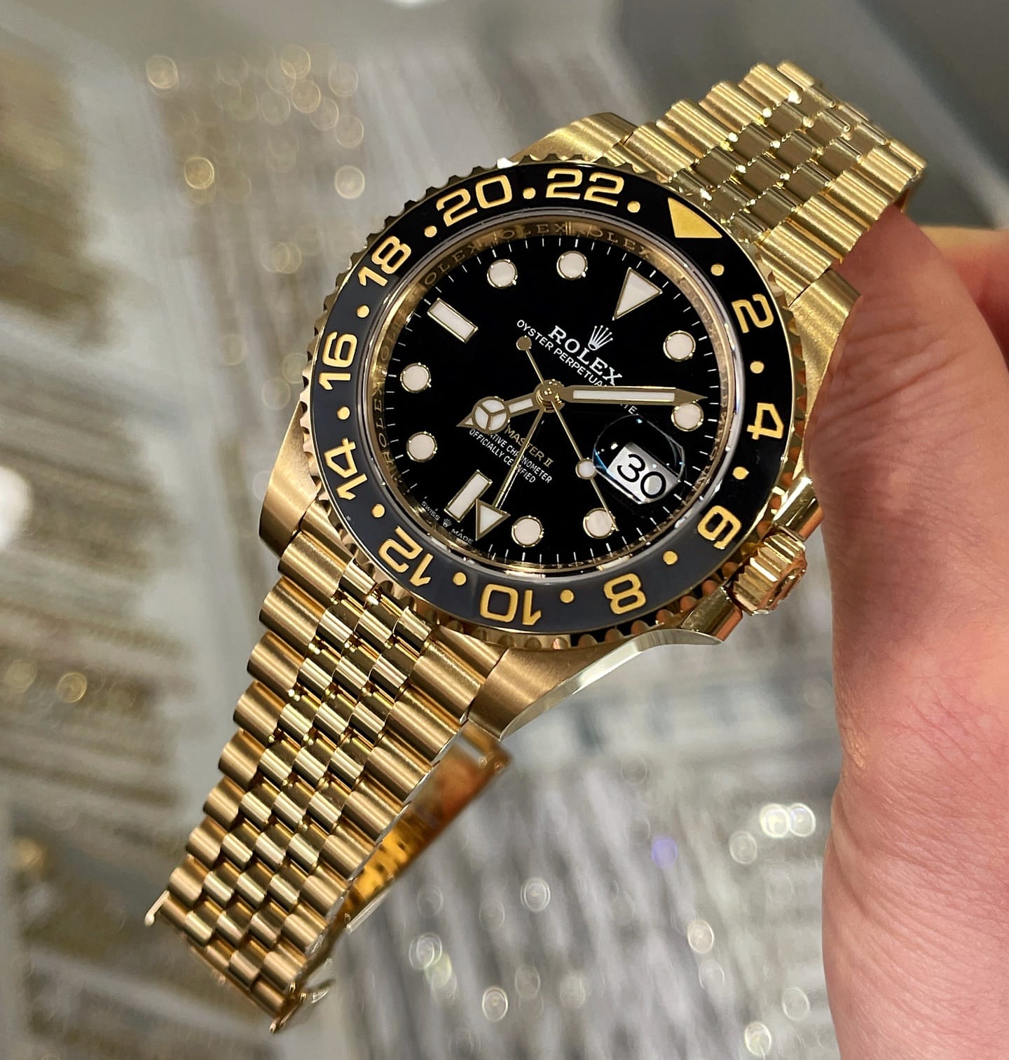 RLX GMT 2 Watch (King Ko*Li Using it ) Golden Black